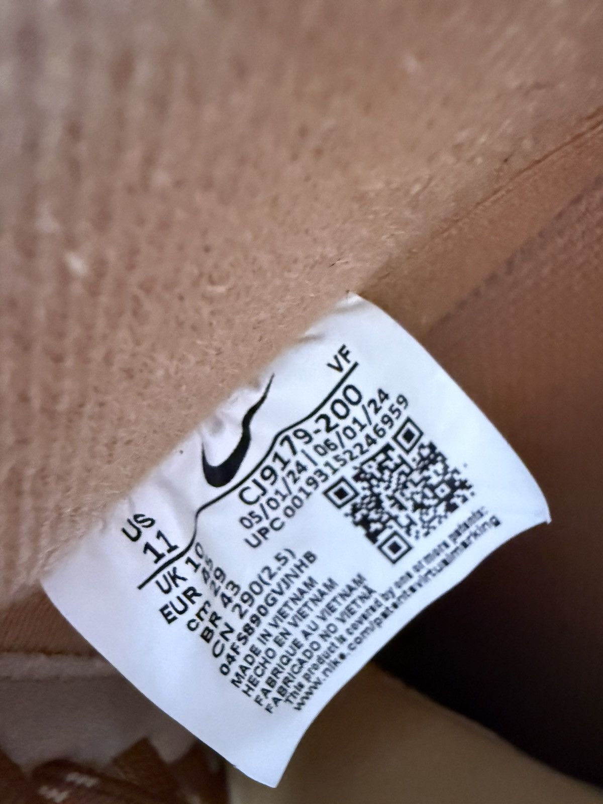 Nike Nike Air Force 1 Low Flax Wheat Size US 11 / EU 44 - 7 Thumbnail