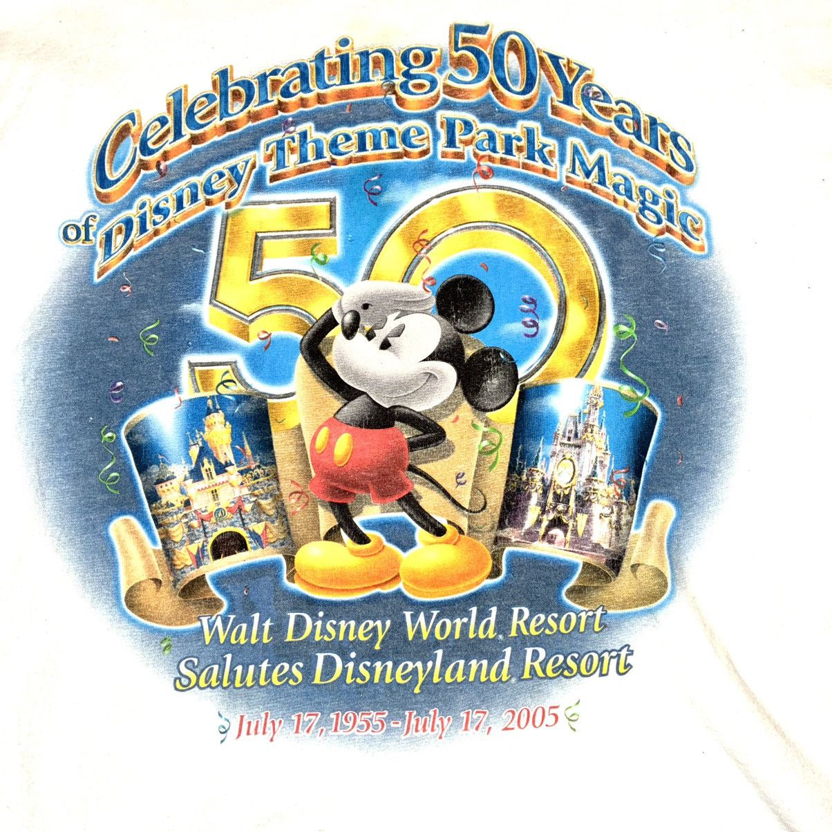 Disney Vintage 2005 Disney 50th Anniversary T-Shirt Size US XXL / EU 58 / 5 - 2 Thumbnail