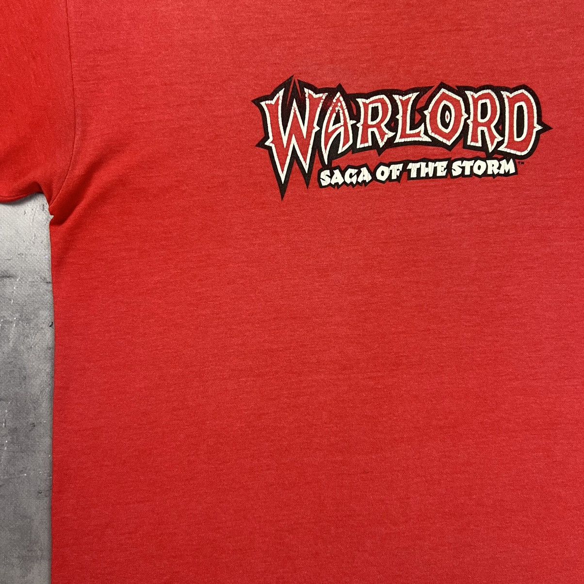 Band Tees Rare! Warlord Saga Of The Storm Vintage Tee 00s Size US L / EU 52-54 / 3 - 9 Thumbnail