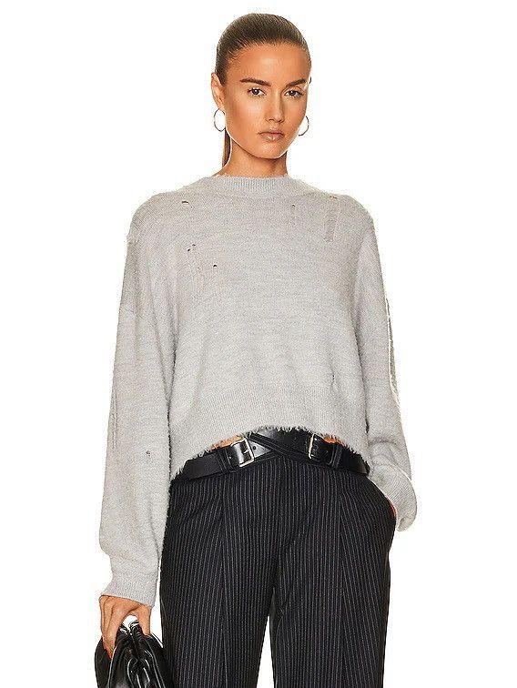 R13 Cropped Shaggy Oversized Sweater large Size L / US 10 / IT 46 - 13 Thumbnail