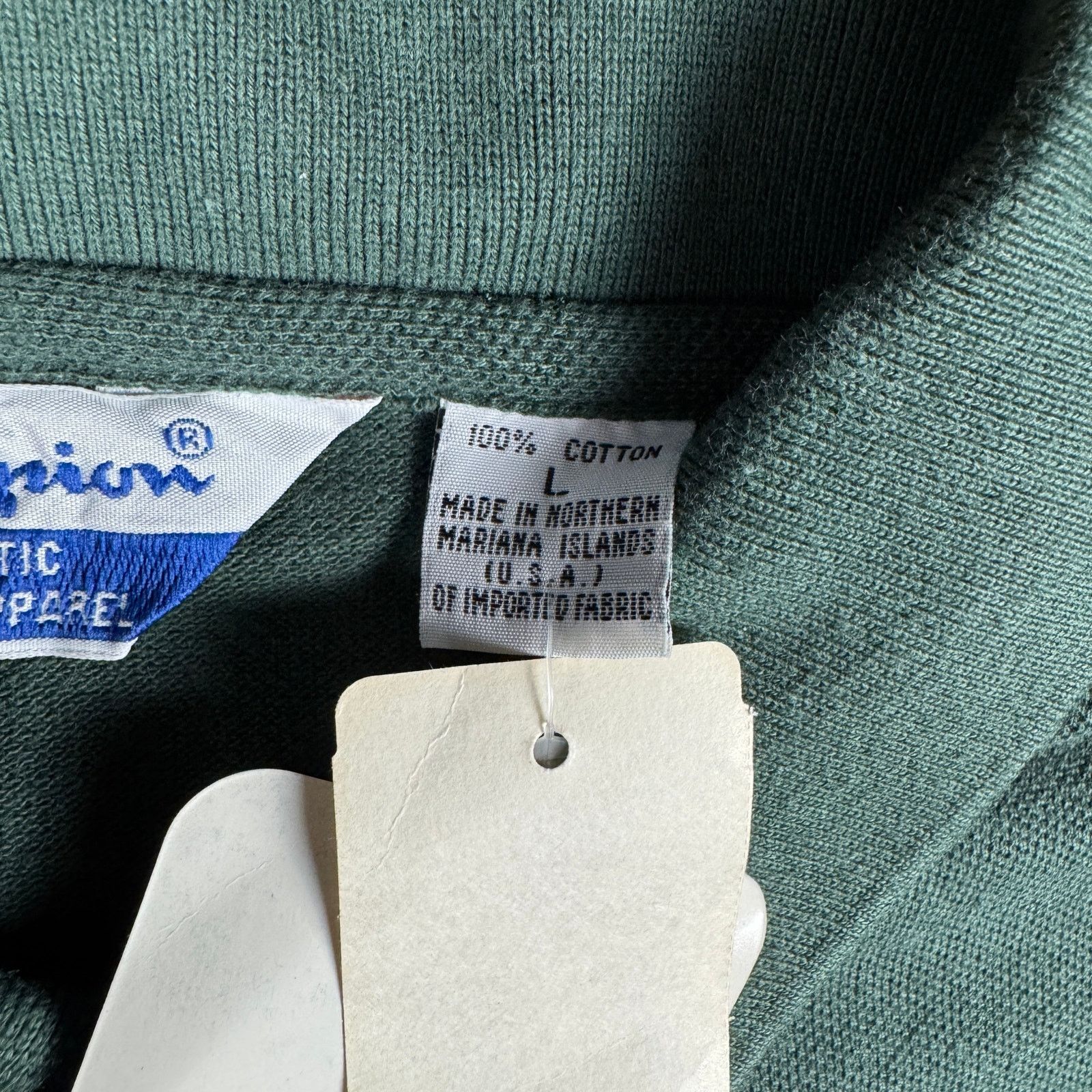 Champion Vtg Champion 1996 ATL Olympics Polo Shirt Men’s L Green NWT Size US L / EU 52-54 / 3 - 5 Thumbnail