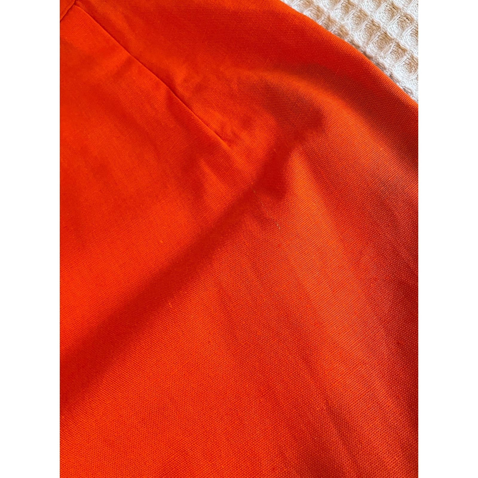 PrettyLittleThing PrettyLittleThings Orange Fitted High Waisted Back Slit 8 Size 30" / US 8 / IT 44 - 8 Thumbnail