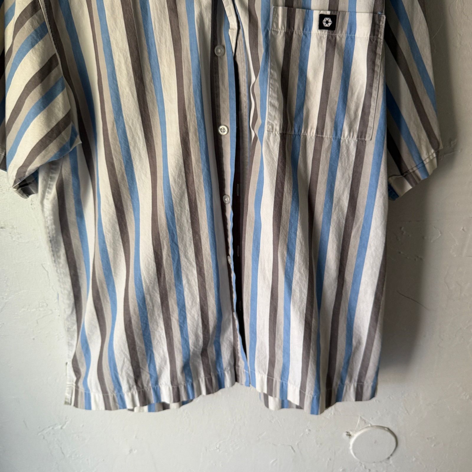 Southpole Southpole Y2K Stripe Button Shirt Cotton Streetwear Size M Size US M / EU 48-50 / 2 - 5 Thumbnail