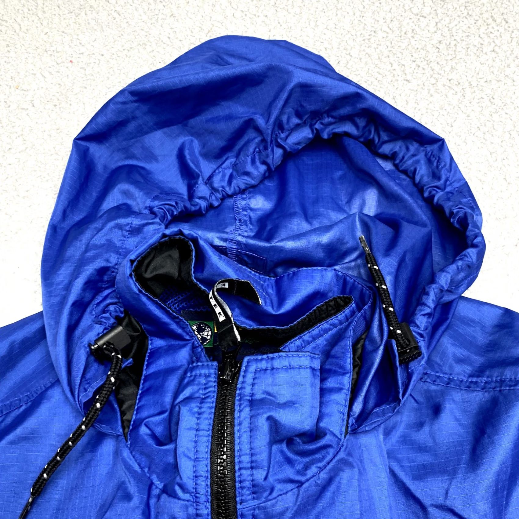 Eddie Bauer VINTAGE Eddie Bauer Ebtek Jacket Mens M Blue Lightweight Hood Windbreaker Size US M / EU 48-50 / 2 - 6 Thumbnail