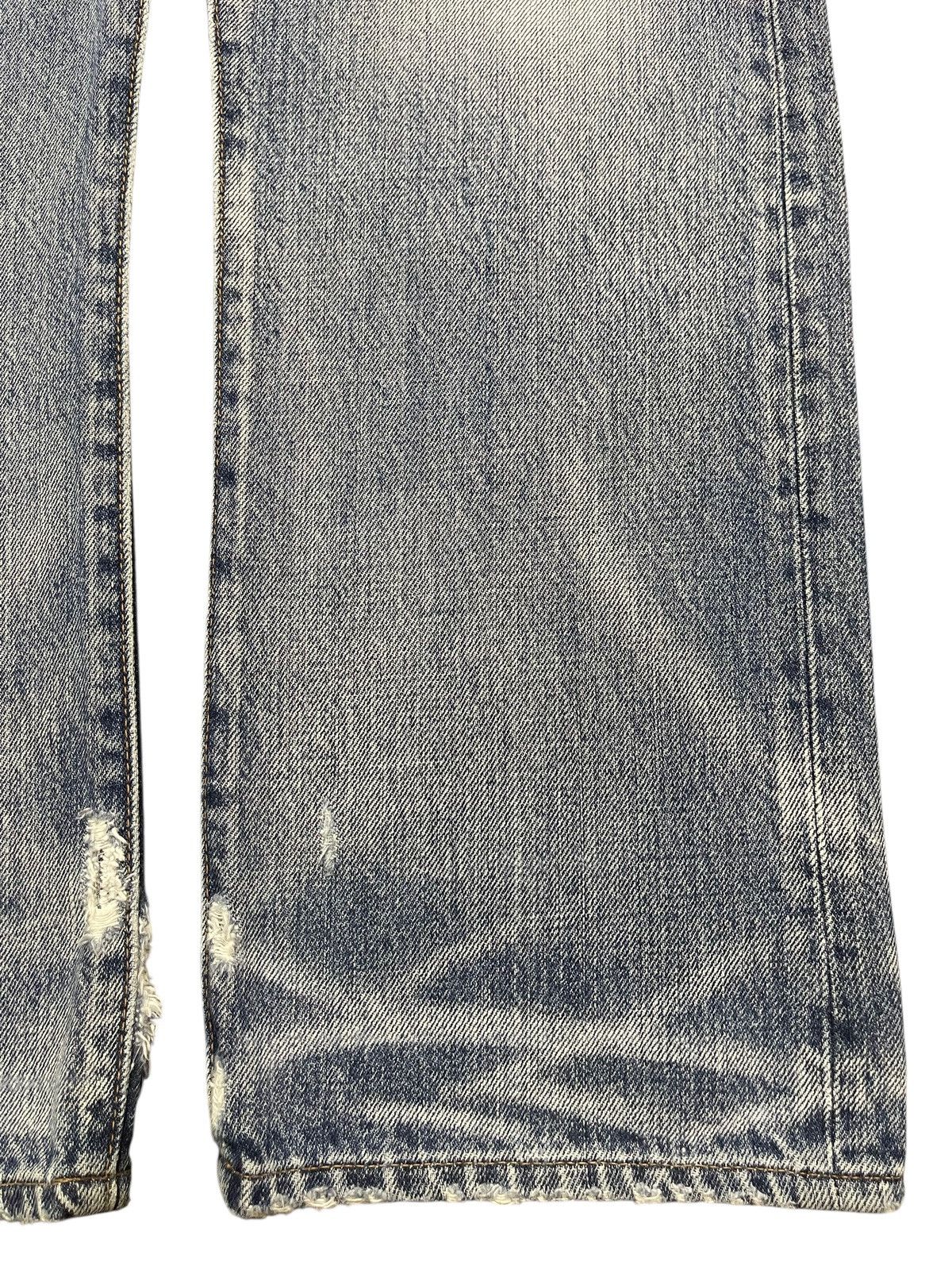 Kapital Vintage Japanese Brand Blue Faded Wash Distressed Jeans Size US 30 / EU 46 - 8 Thumbnail