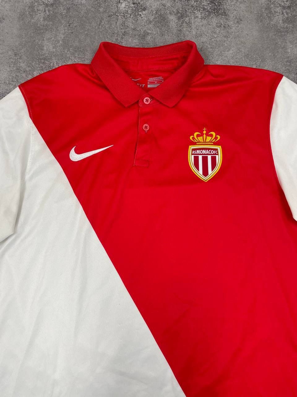 Nike Nike AS Monaco Home FootballJersey Shirt2014-2015 Red White Size US M / EU 48-50 / 2 - 2 Thumbnail
