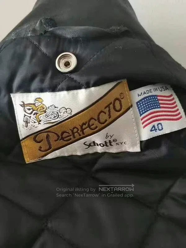 Schott Schott NYC classic cable-stayed nude cowhide motorcycle ro Size US L / EU 52-54 / 3 - 4 Thumbnail