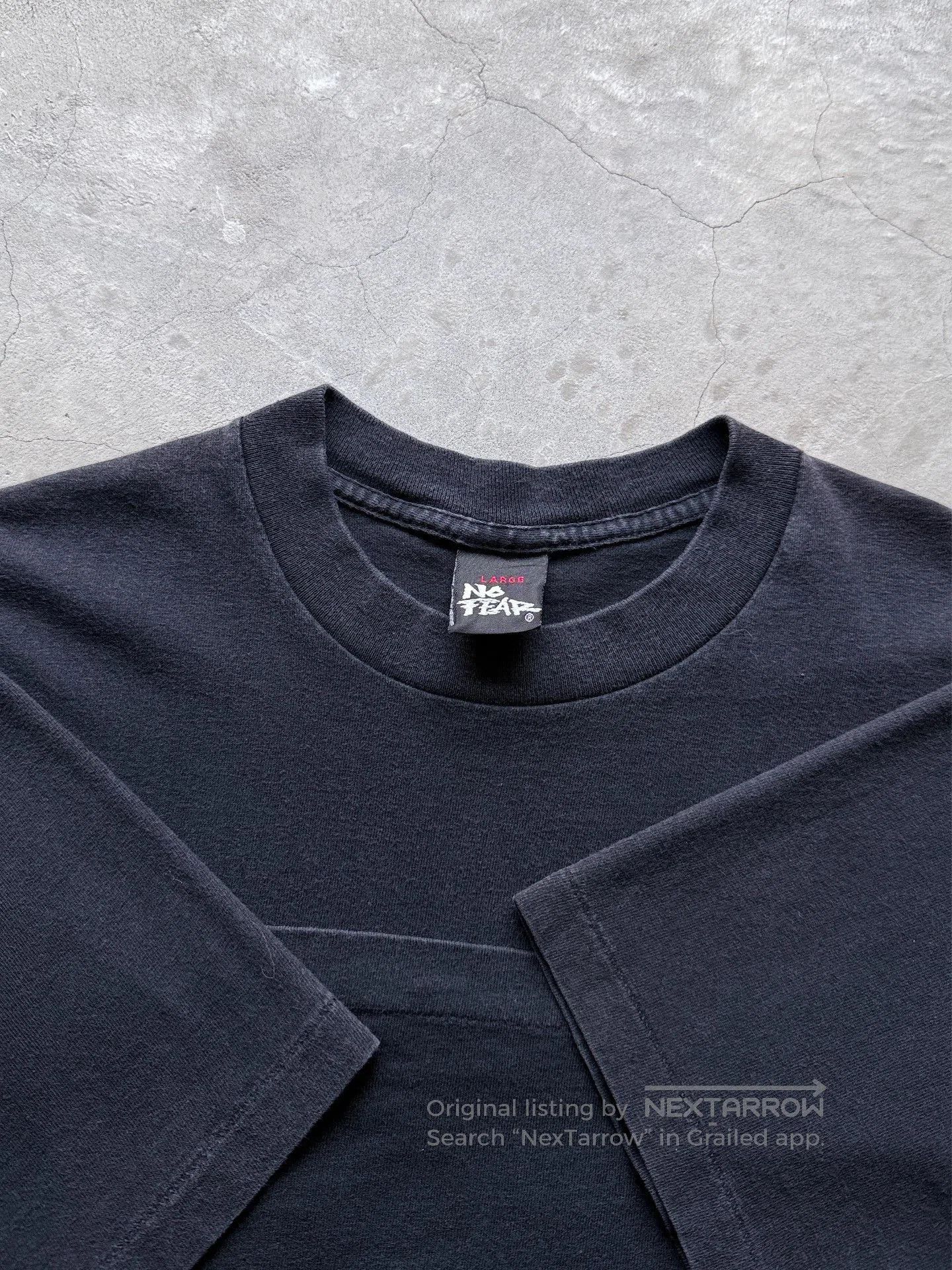 Vintage Vintage 90s Nofear Opium Graphic Tee. Size US L / EU 52-54 / 3 - 3 Thumbnail