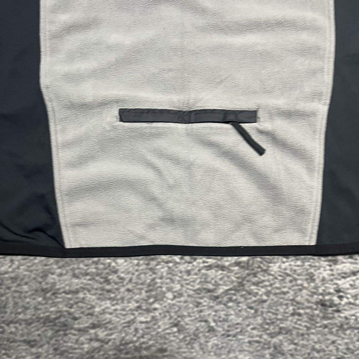Nike VINTAGE 90s NIKE MINI SWOOSH GRAY BLACK FULL ZIP FLEECE VEST Size US XXL / EU 58 / 5 - 9 Thumbnail