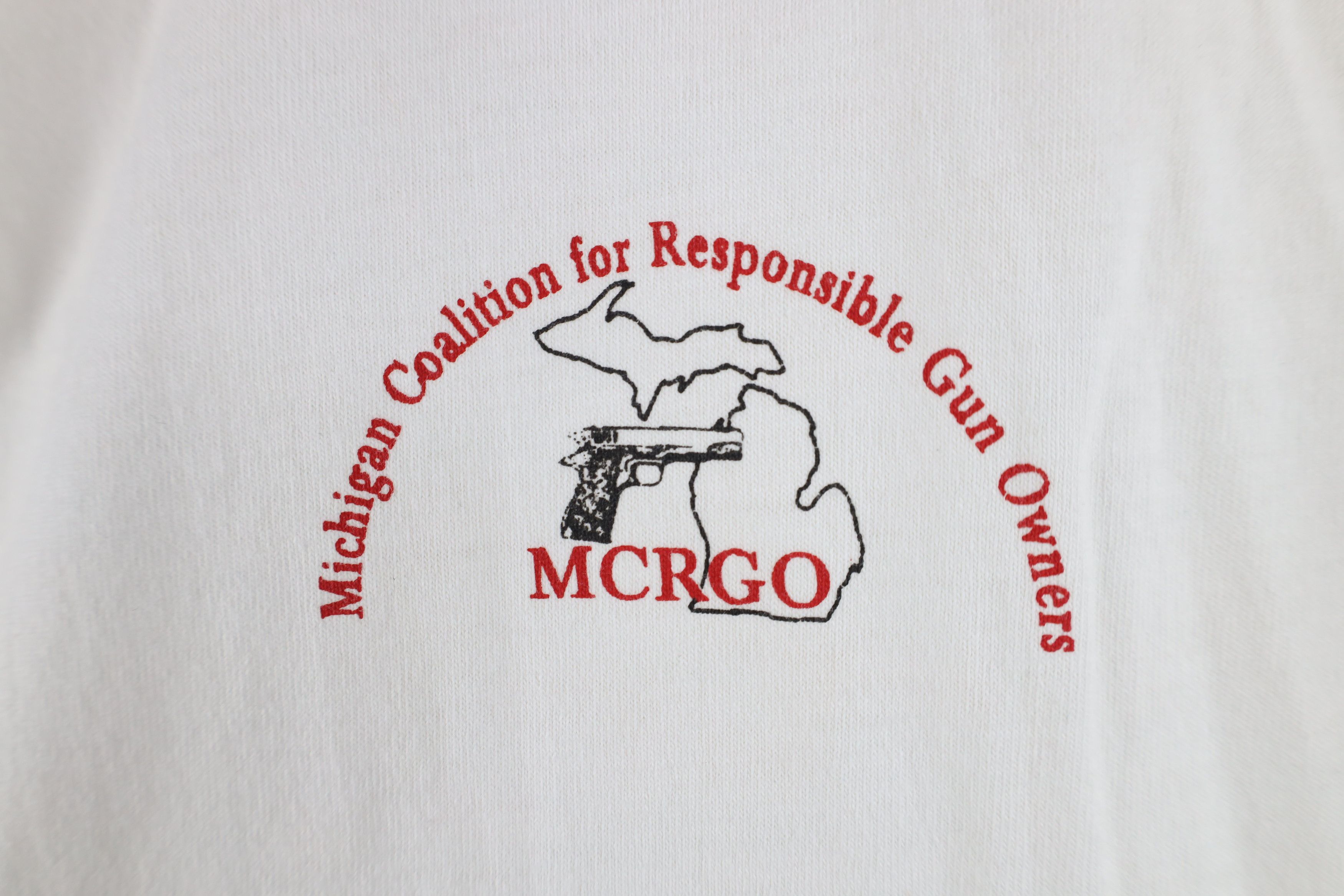 Vintage Vintage Coalition for Responsible Gun Owners T-Shirt White Size US XXL / EU 58 / 5 - 4 Thumbnail