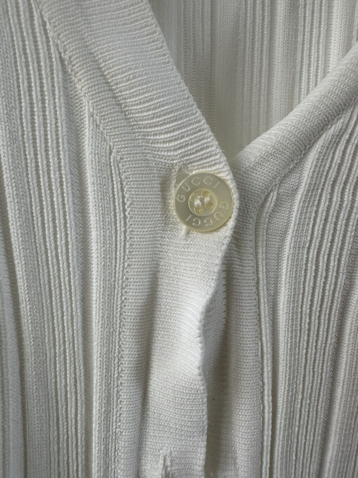 Gucci Gucci Tom Ford Era 1996 Ribbed Knit Cardigan Size US M / EU 48-50 / 2 - 6 Thumbnail