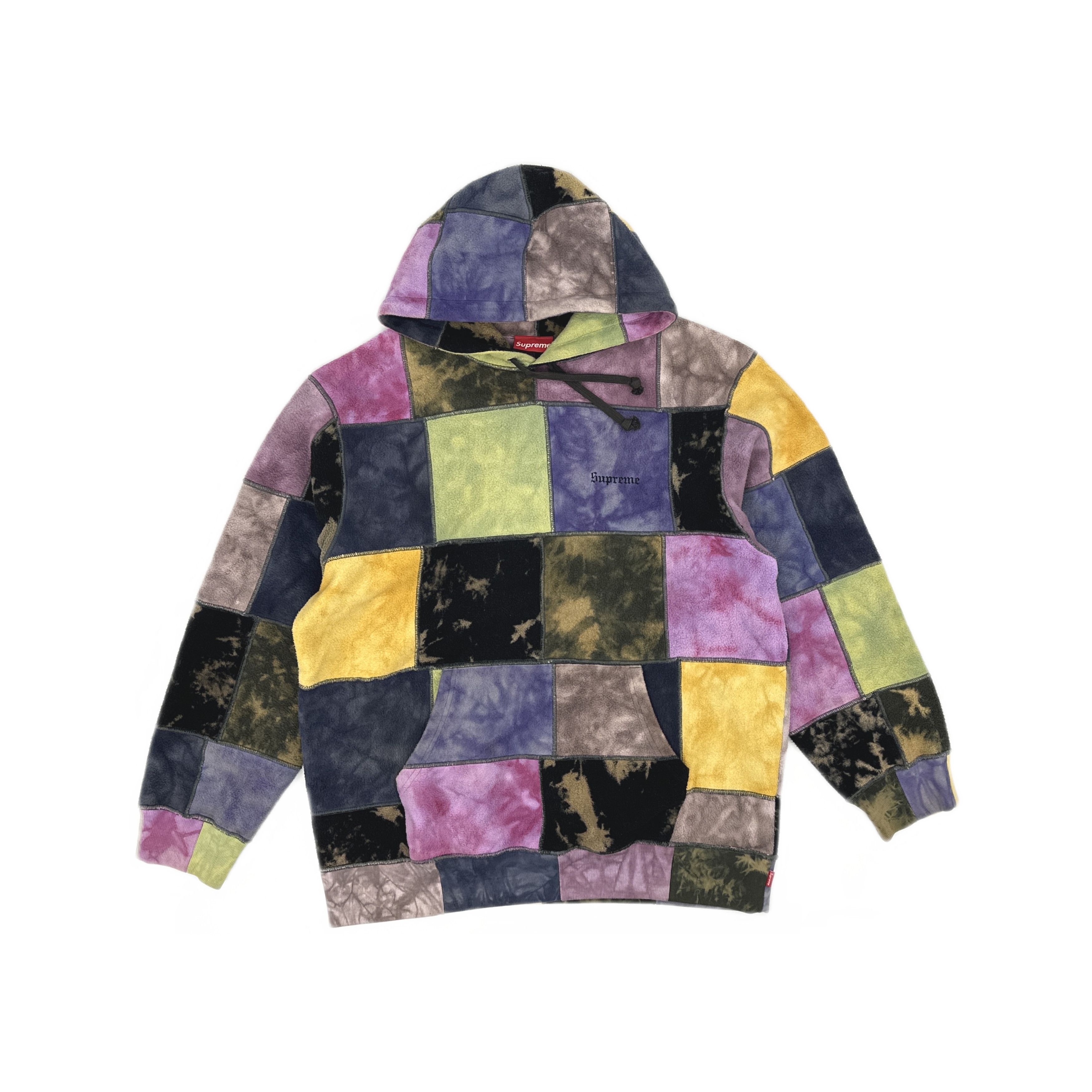 Supreme Supreme Patchwork Tie Dye Hoodie Size L Size US L / EU 52-54 / 3 - 1 Thumbnail