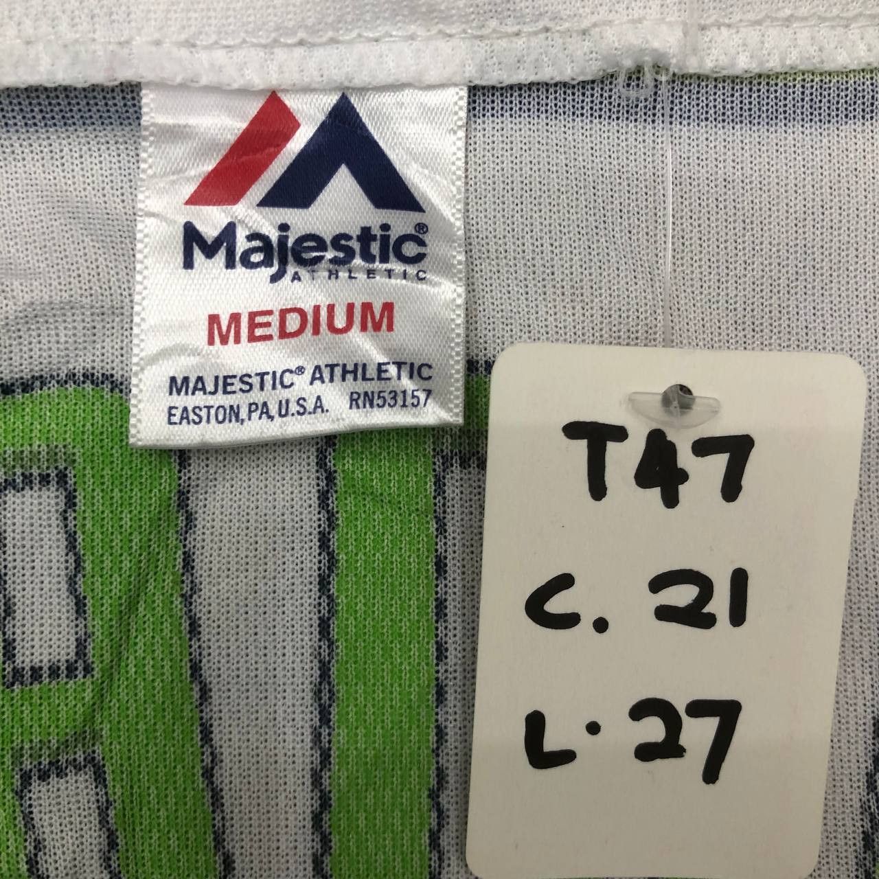 Majestic T47 SWALLOW CREW NO.1 OFFICIAL FAN CLUB BASEBALL JERSEY Size US M / EU 48-50 / 2 - 7 Thumbnail