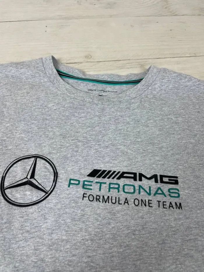 Mercedes-Benz Mercedes Benz AMG Petronas Formula One Team Big Logo T Shirt Size US L / EU 52-54 / 3 - 4 Thumbnail