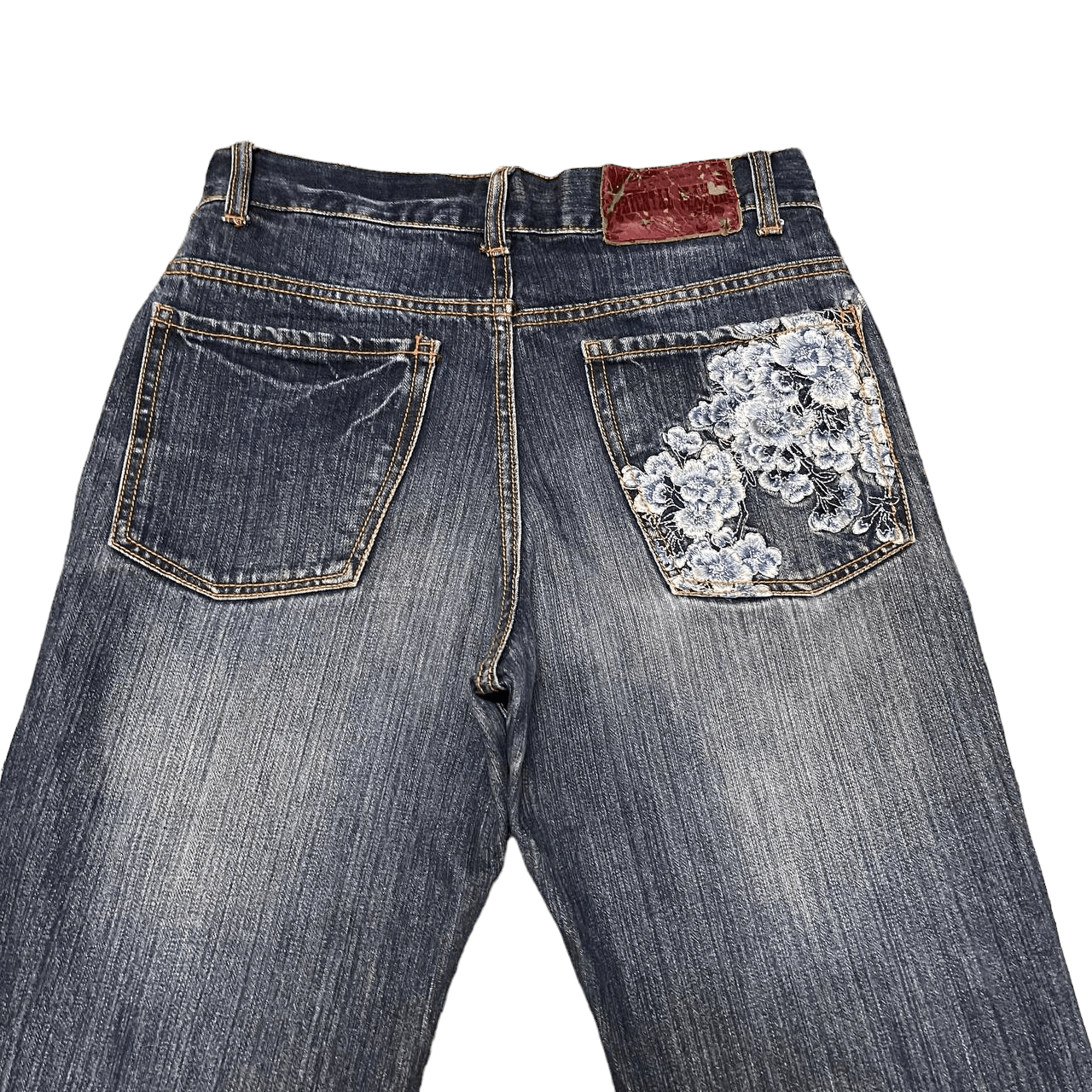 Beauty Beast Vintage Oriental Brand by Nishiki Denim Jeans Size US 30 / EU 46 - 14 Thumbnail