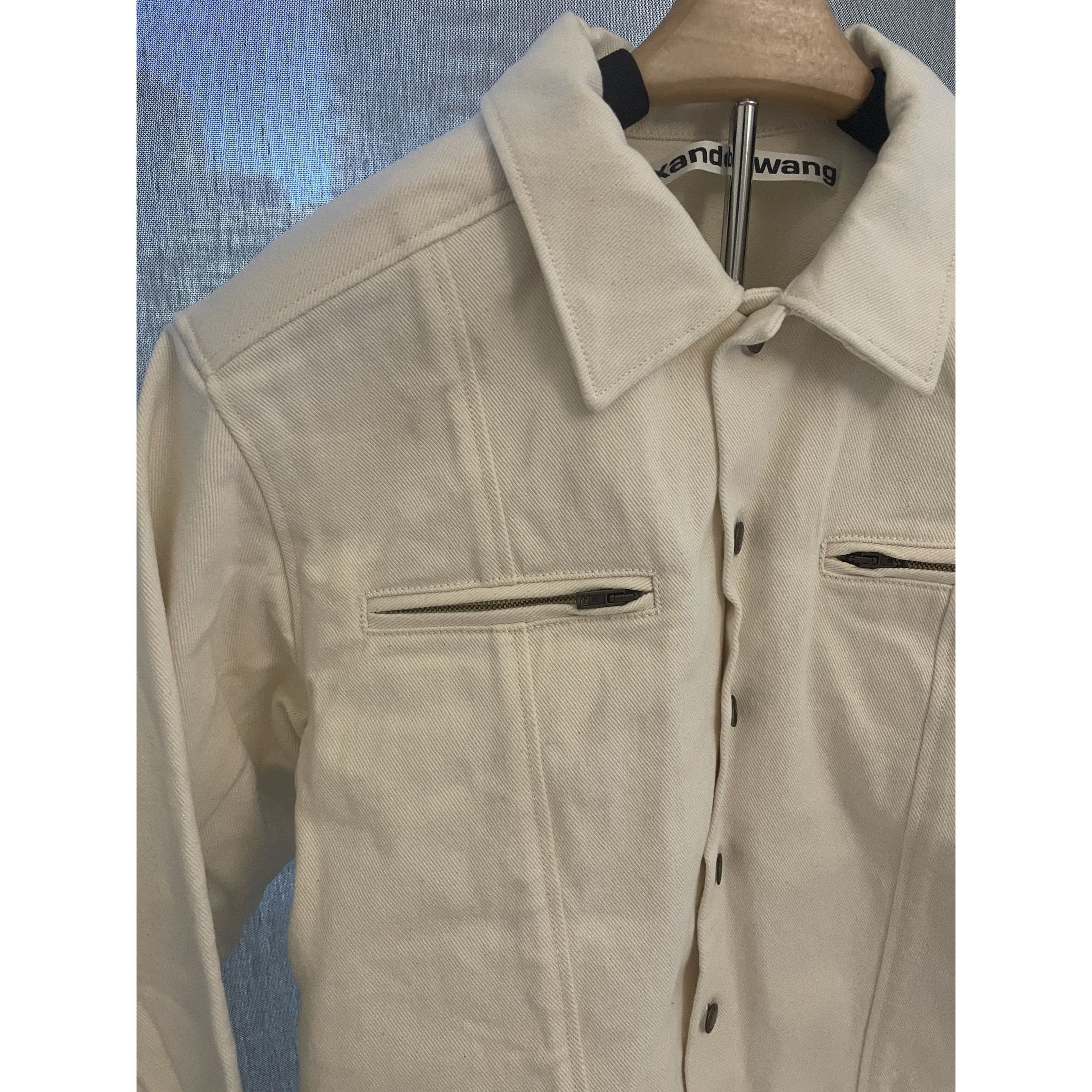 Alexander Wang Alexander Wang Mens Beige Long-Sleeve Button-Up Shirt With Z Size XS / US 0-2 / IT 36-38 - 5 Thumbnail