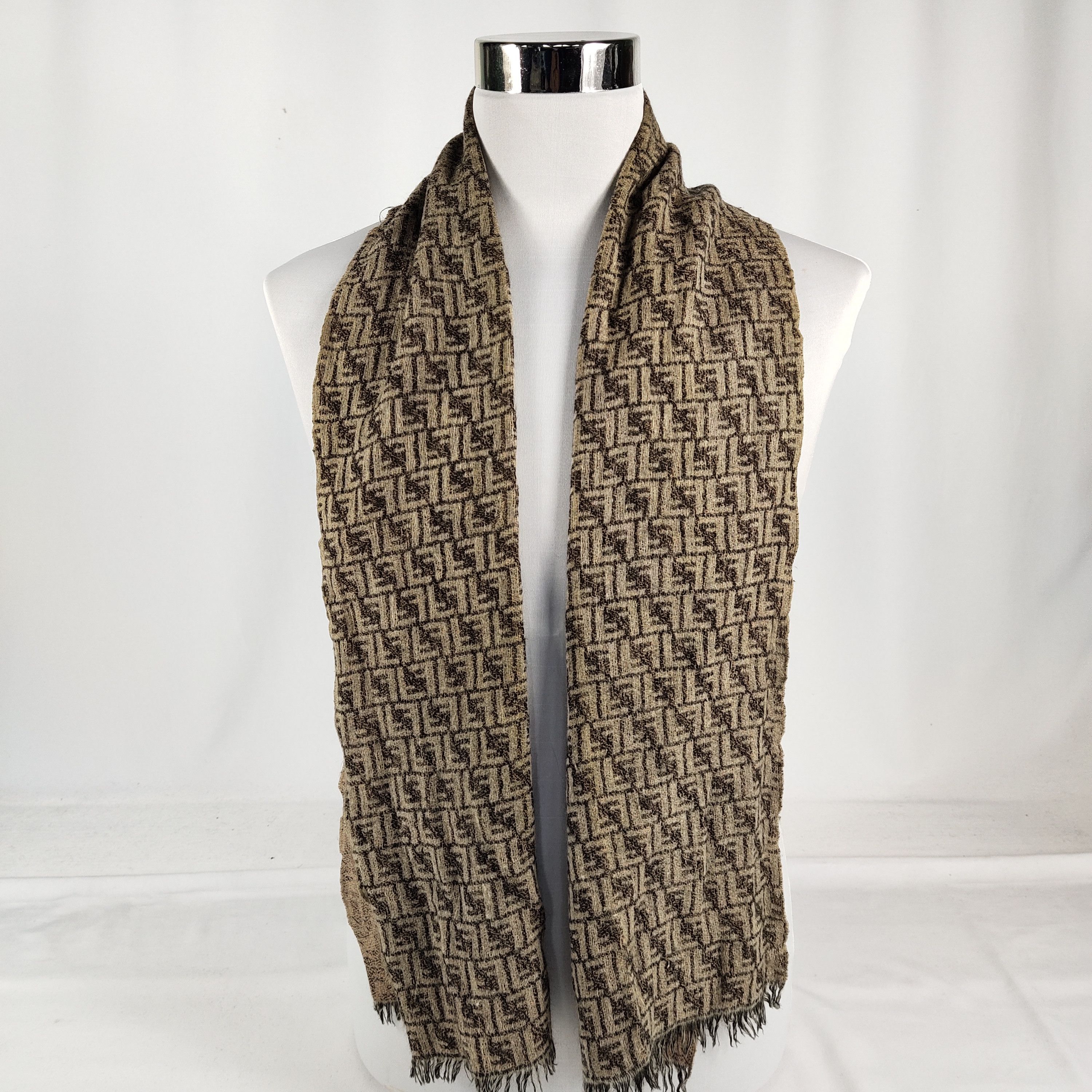 Vintage Fendi Monogram Scarf / Muffler / Neckwear M002 Size ONE SIZE - 1 Thumbnail