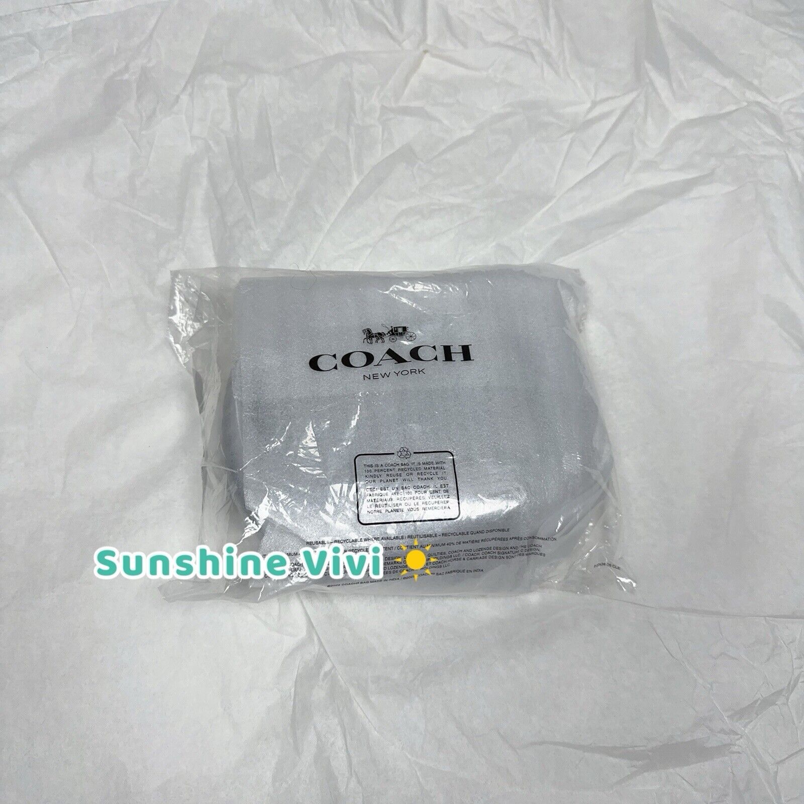 Coach NWT Coach Mini Crossbody Black Crossgrain CP271 Cards Size ONE SIZE - 10 Thumbnail
