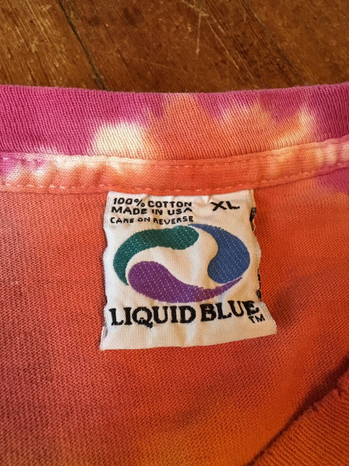 Grateful Dead × Liquid Blue Vintage 90s Grateful Dead Liquid Blue space your face shirt. Size US XL / EU 56 / 4 - 5 Thumbnail