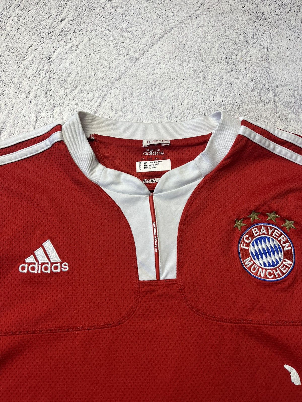 Adidas ADIDAS FC Bayern Munchen Mens Football Shirt Jersey Red Size US L / EU 52-54 / 3 - 18 Thumbnail