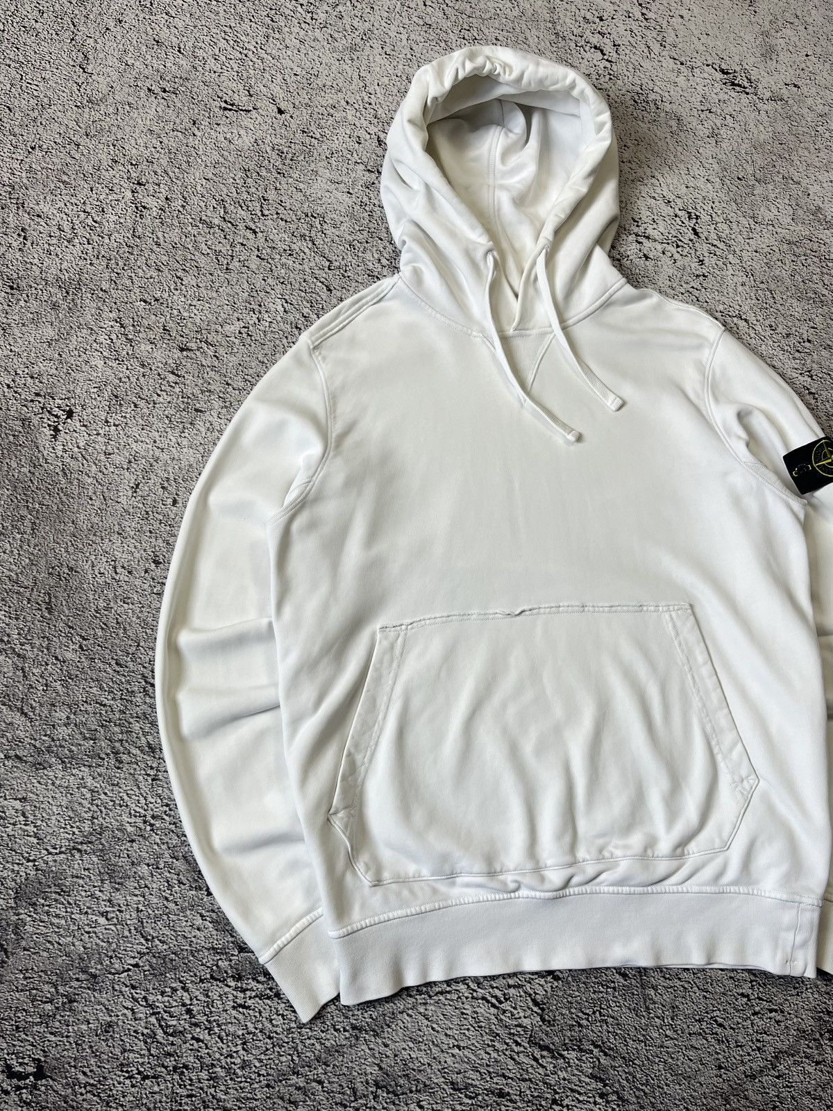 Stone Island Stone Island Hoodie Mens White Pullover Size XL Size US XL / EU 56 / 4 - 3 Thumbnail
