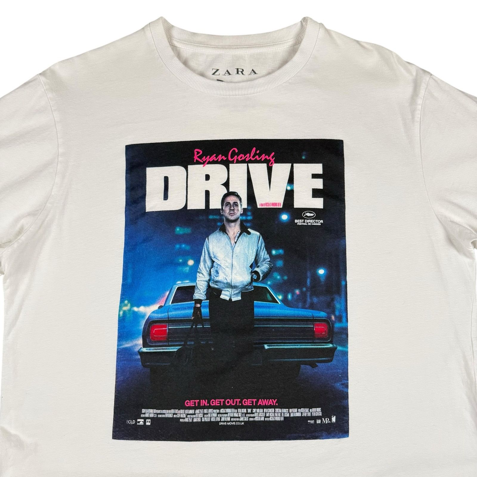 Vintage × Zara Vintage Zara Drive Ryan Gosling Official Movie Promo T-shirt Size US L / EU 52-54 / 3 - 1 Thumbnail