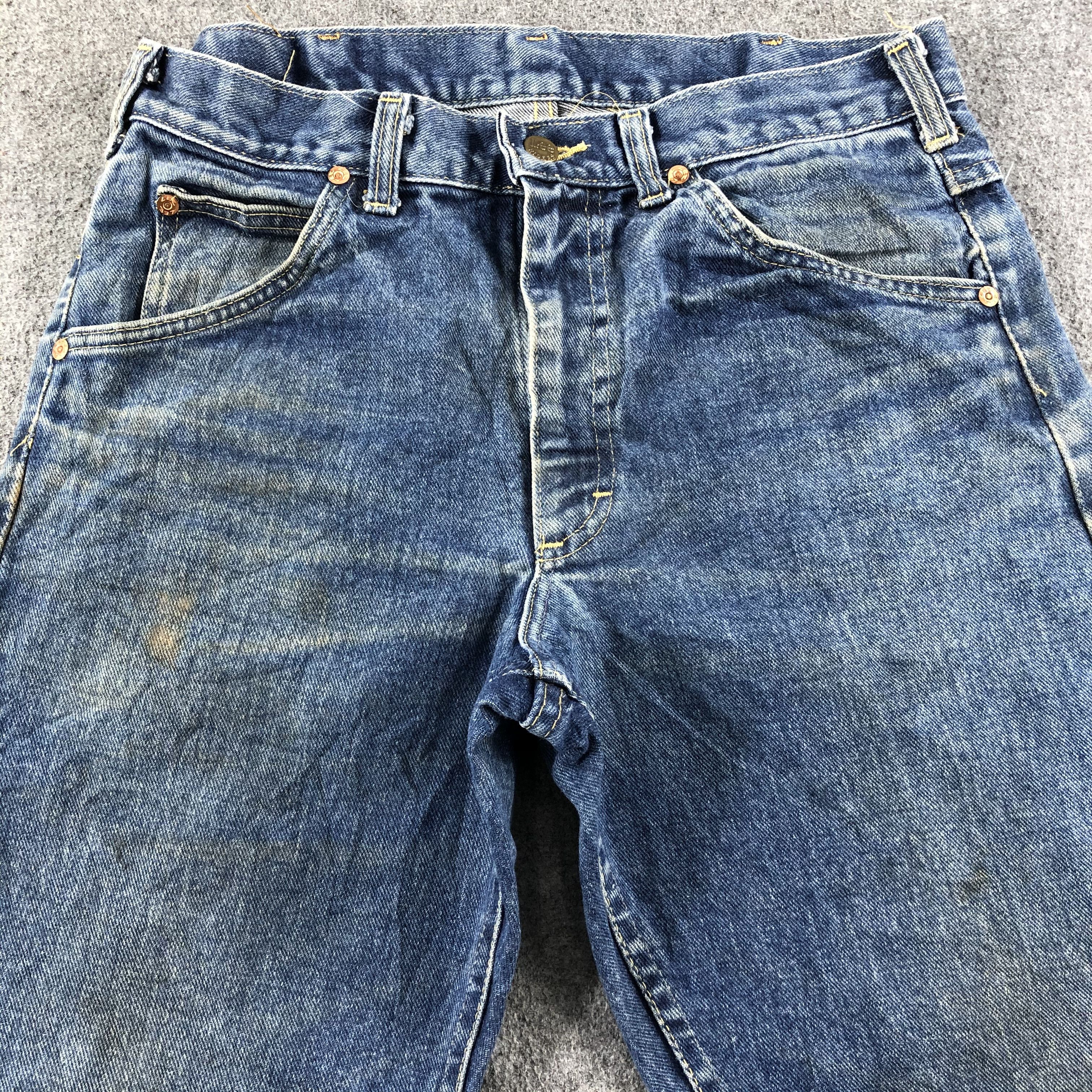 Lee Vintage Blue Wash Lee Jeans-J2678 Size US 31 - 3 Thumbnail