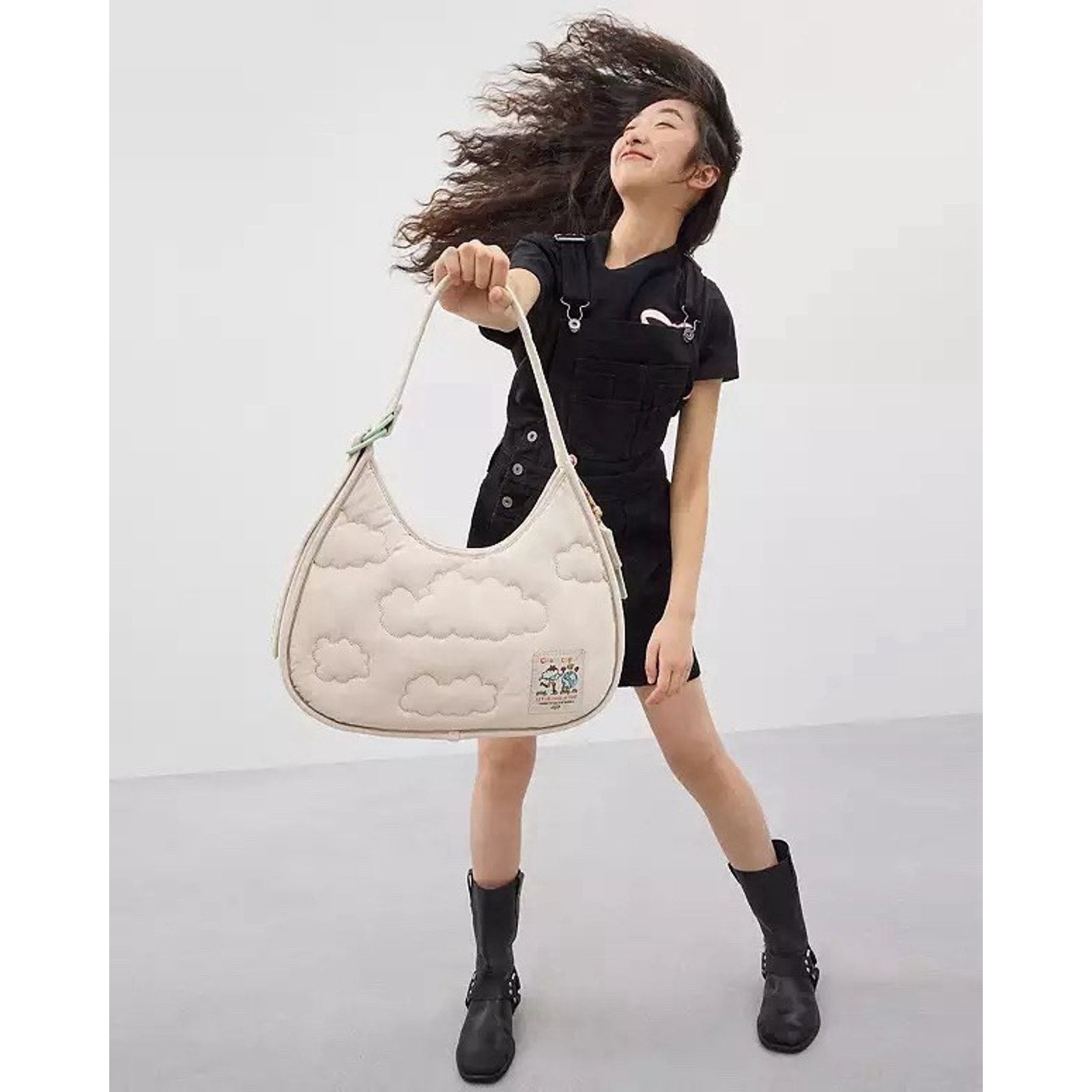 Coach NWT Coach CV875 Coachtopia Loop Ergo Bag Cloud Quilting Size ONE SIZE - 14 Thumbnail