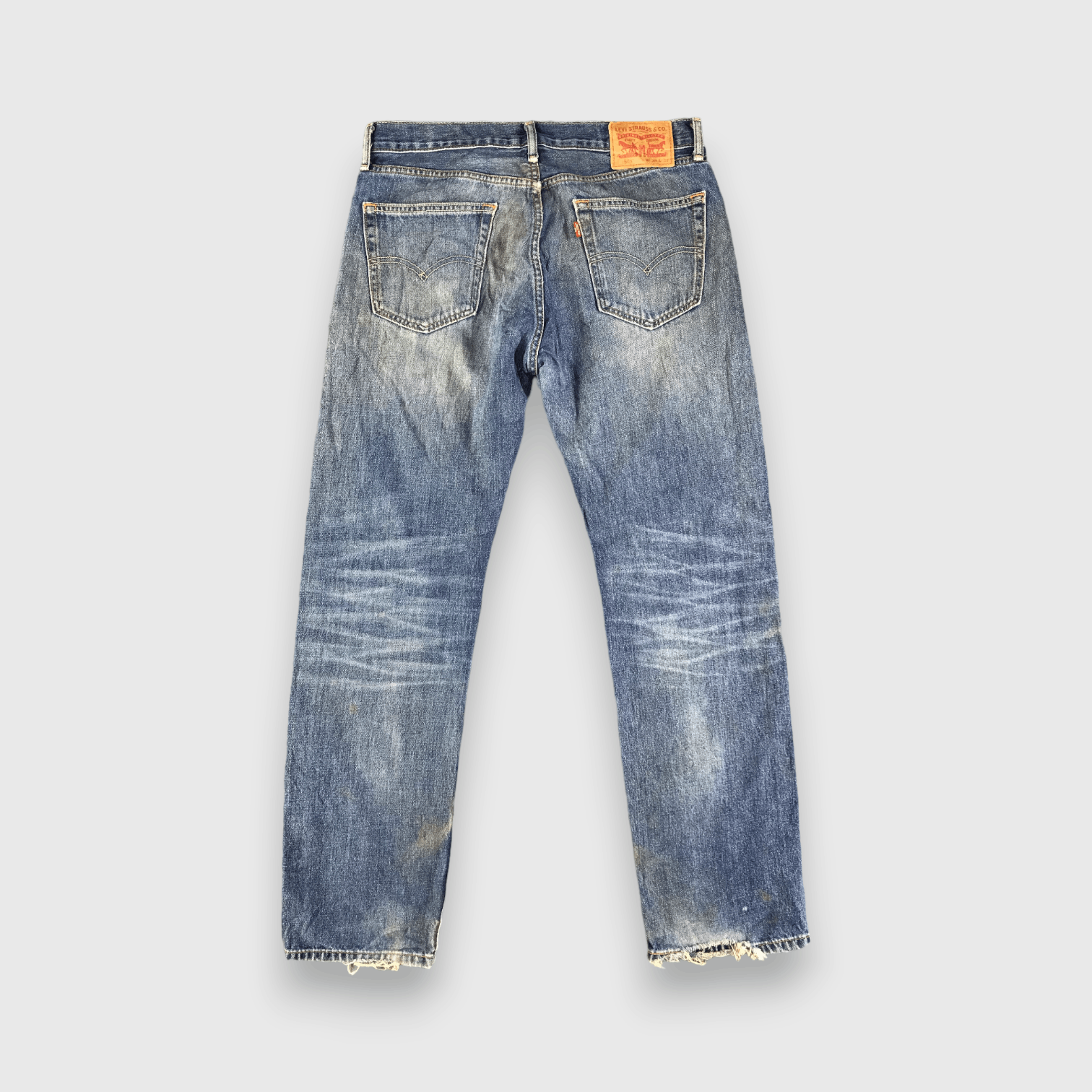 Levi's Vintage Blue Wash Levis 505 Jeans-J3148 Size US 35 - 2 Thumbnail