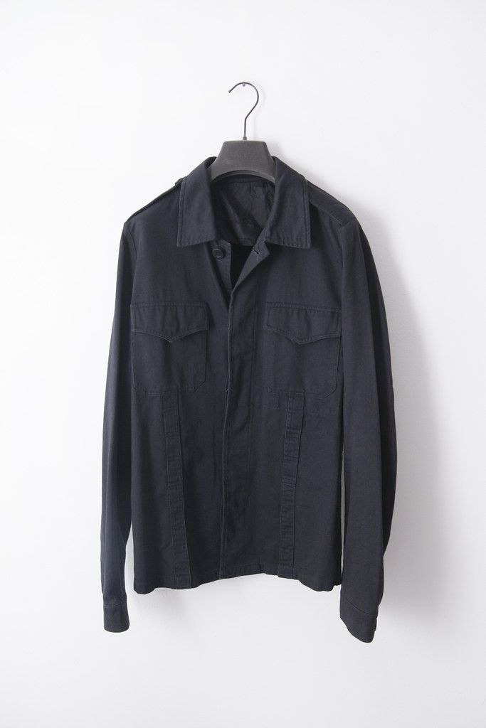 Rick Owens SS07 black shirt Size US M / EU 48-50 / 2 - 1 Thumbnail
