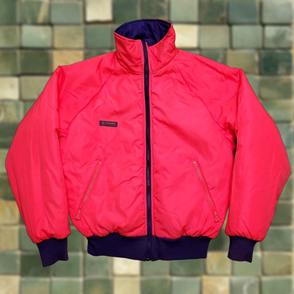Vintage Columbia Jacket Womens Large Purple Pink Reversible Snowboard Ski Winter Size L / US 10 / IT 46 - 1 Thumbnail