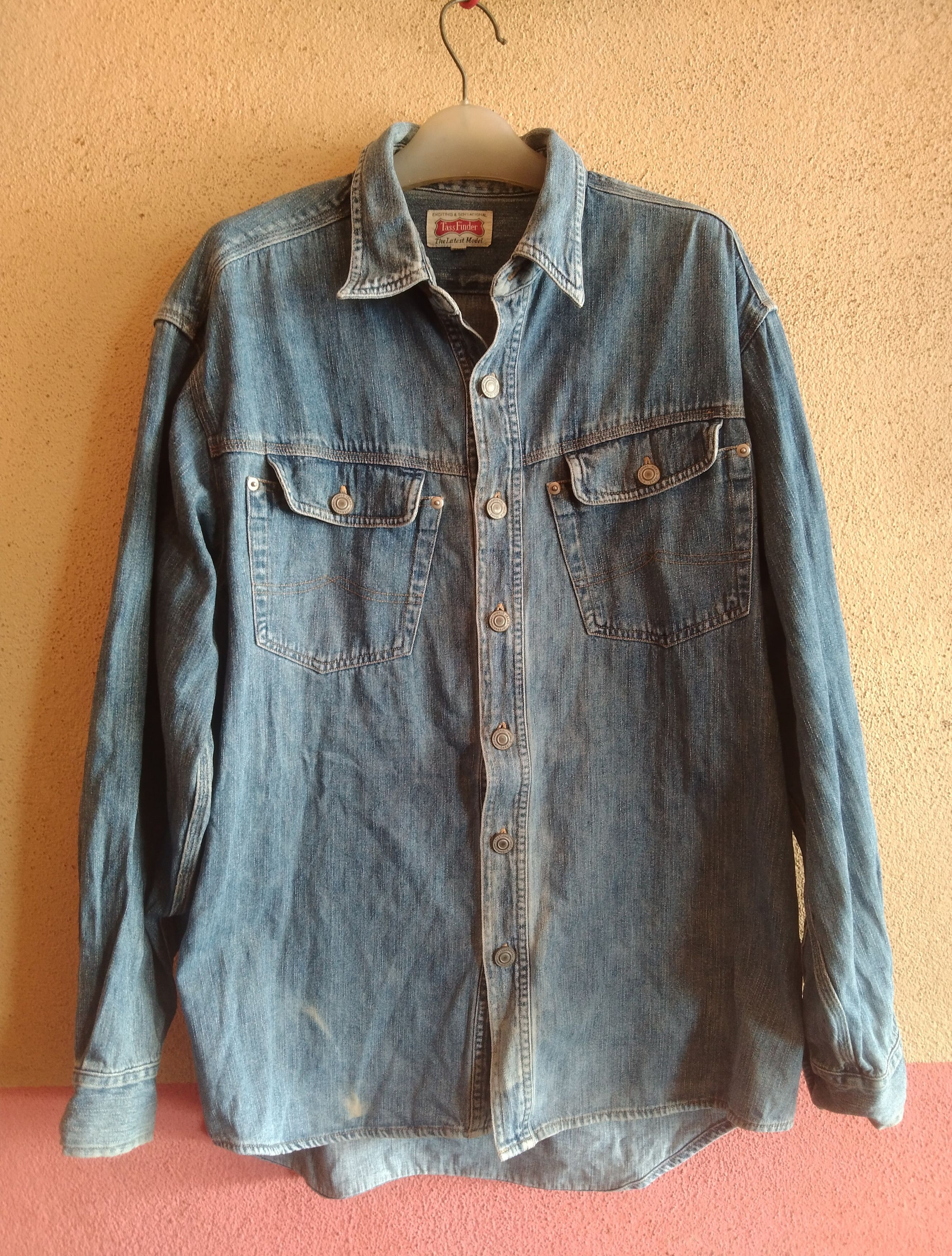 Japanese Brand × Vintage Tass Finders button fly denim jacket Size US L / EU 52-54 / 3 - 1 Thumbnail
