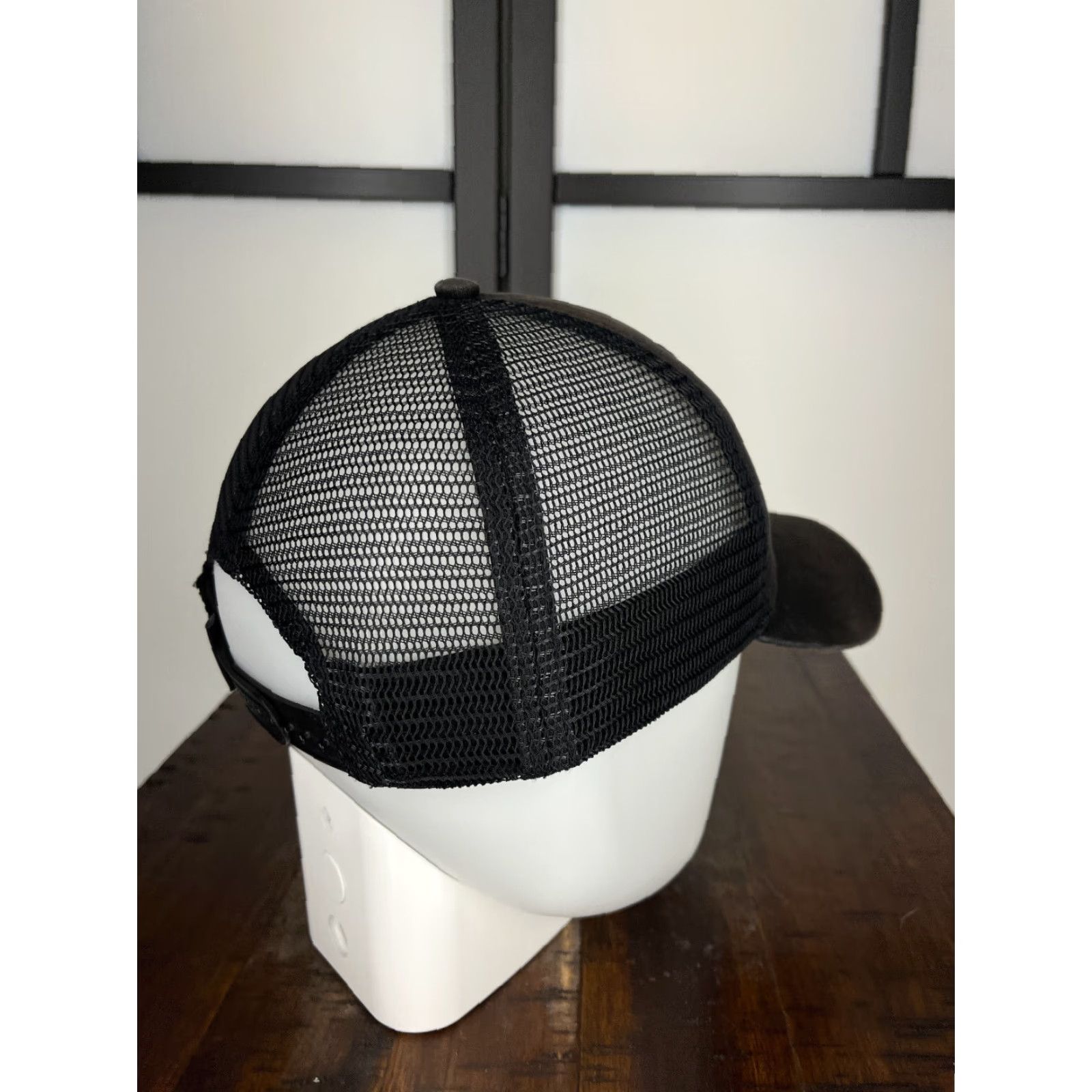 Patagonia Patagonia Hat Cap Snap Back Adult One Size Black Poly Fitz Roy Embroider Trucker Size ONE SIZE - 7 Thumbnail