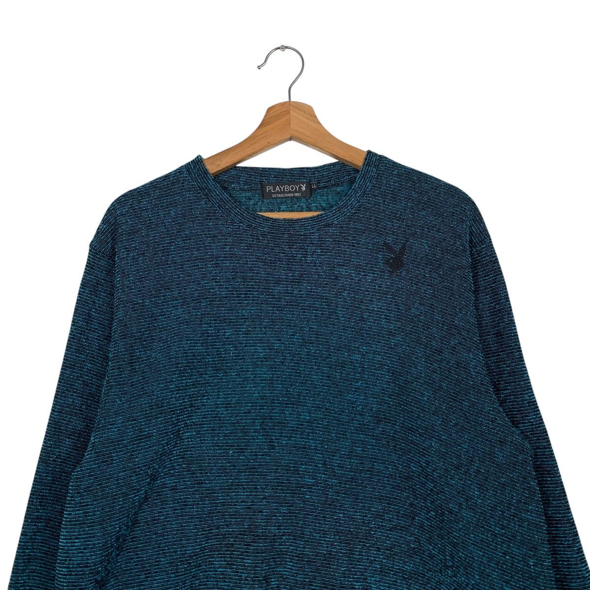 Japanese Brand Vintage PLAYBOY Embroidery Bunny Logo Sweatshirt #1681-C75 Size US L / EU 52-54 / 3 - 2 Thumbnail