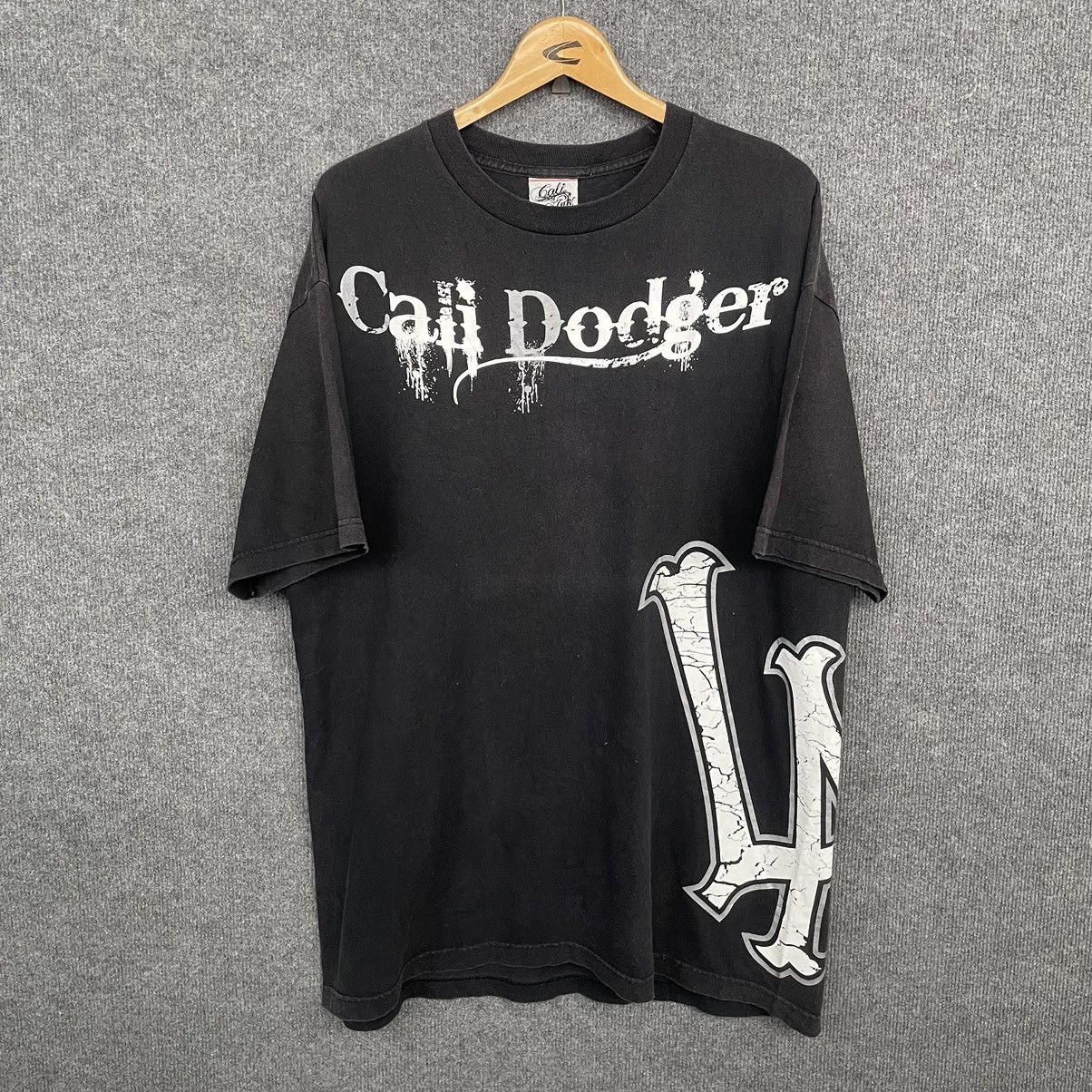 Other 2000s Cali Ink Cali LA Dodger Faded Black T Shirt Size US XL / EU 56 / 4 - 1 Thumbnail