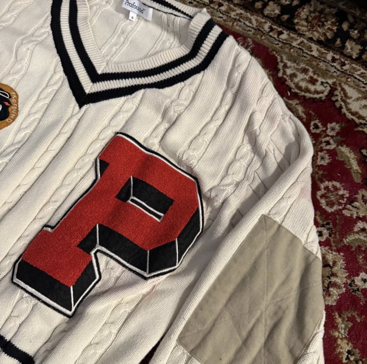 Other FOUND Knit Sweater in cream Size US S / EU 44-46 / 1 - 1 Thumbnail