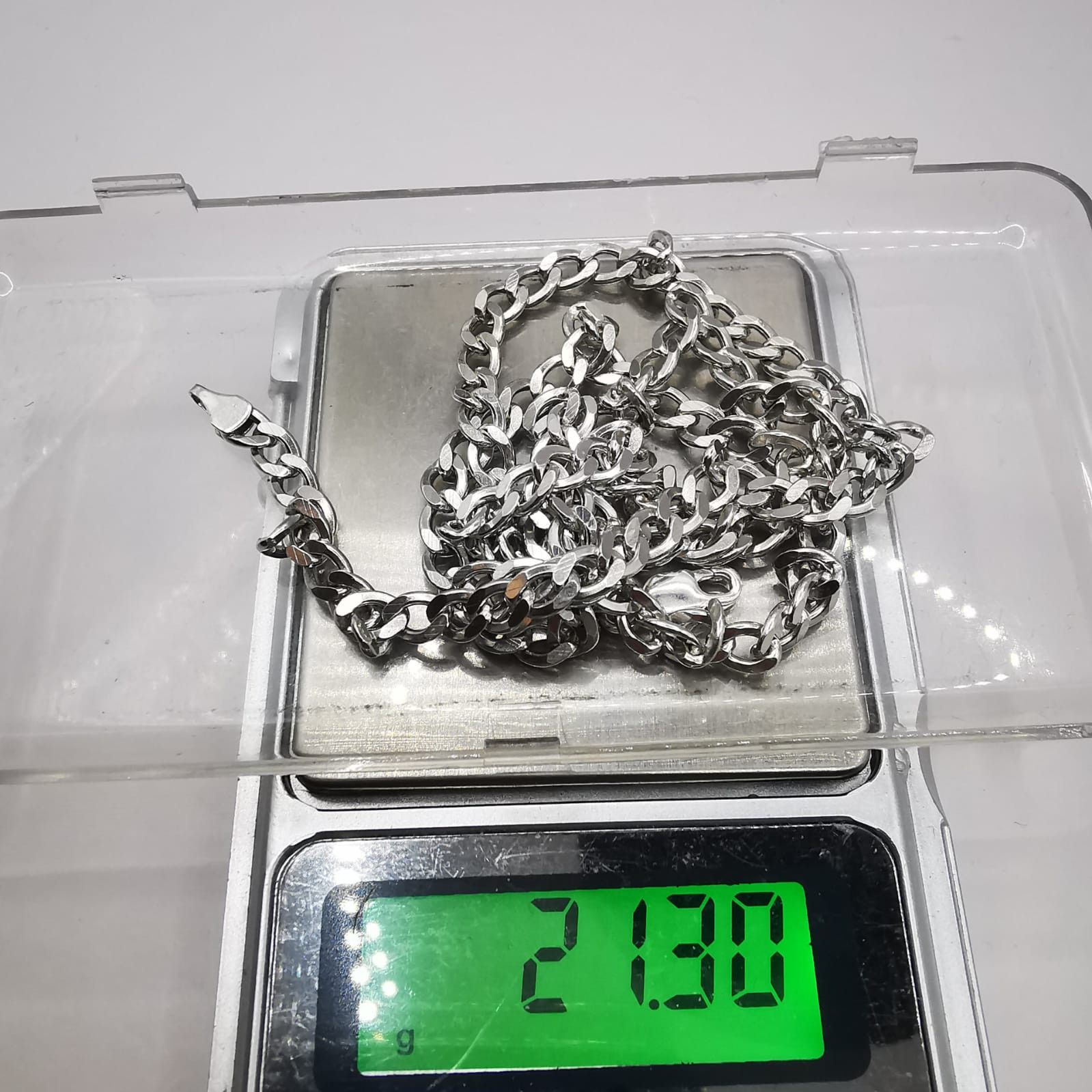 Sterling Silver Vintage Chain Necklece,925 Sterling Silver,Signed , 21,30g Size ONE SIZE - 3 Thumbnail