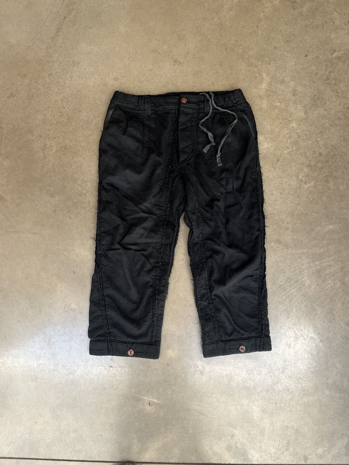 Takahiromiyashita The Soloist. cocktail tree quarters layered pant. Size US 30 / EU 46 - 1 Thumbnail