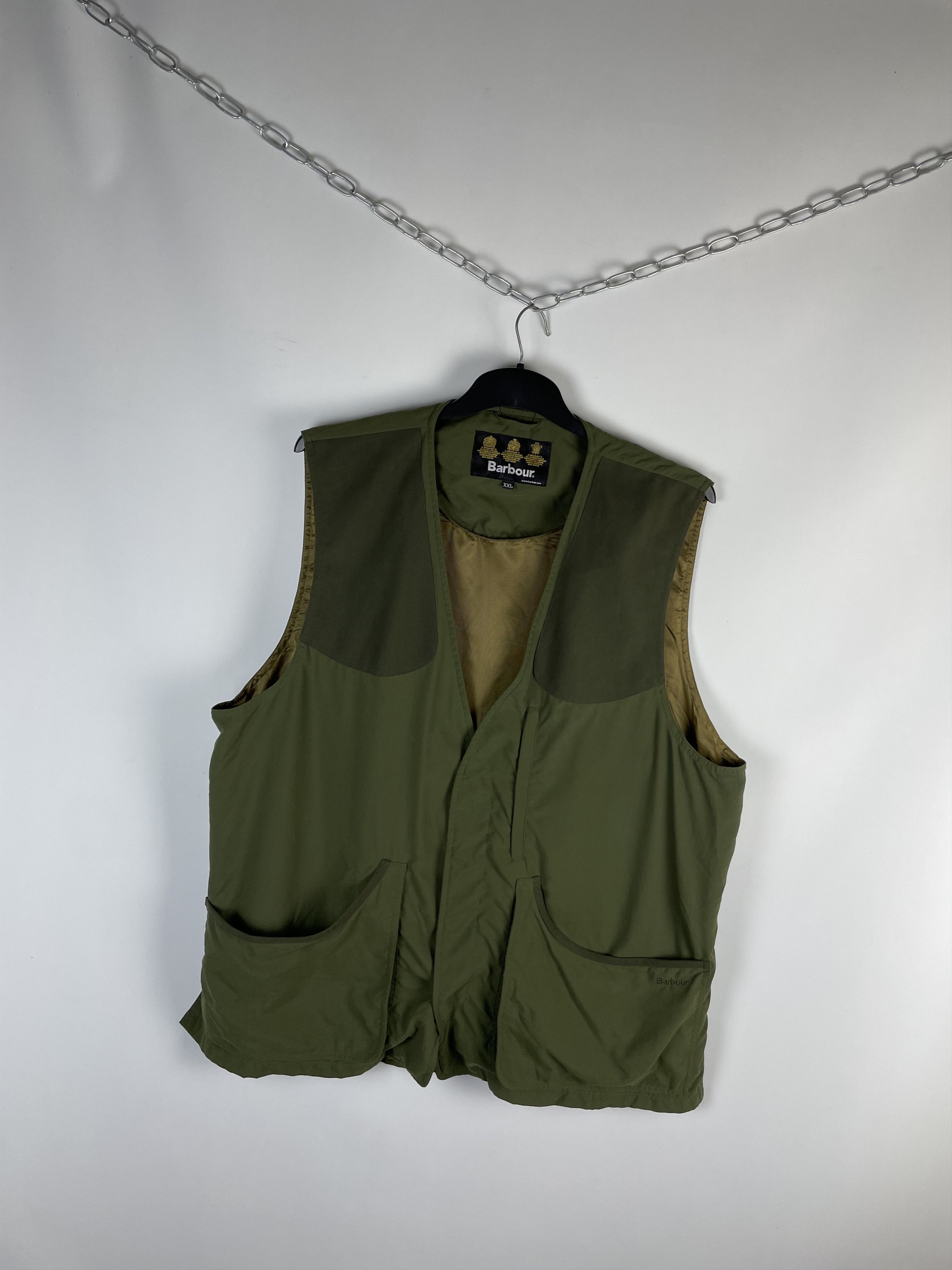 Barbour Mens Vintage BARBOUR Quilted Vest Size US XXL / EU 58 / 5 - 2 Thumbnail