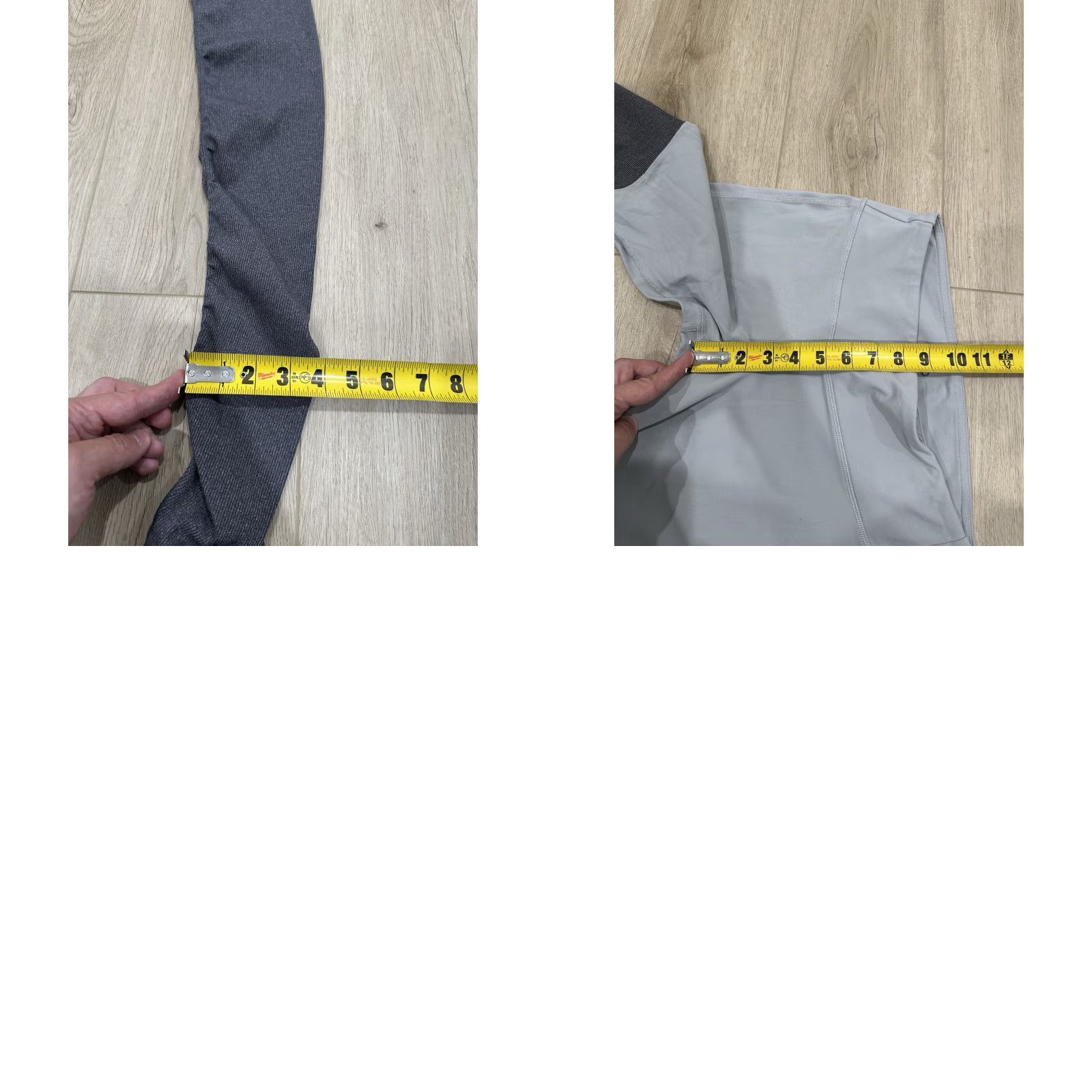 Alo VINTAGE Alo Yoga Goddess High Waist Ribbed Leggings Gray Size Small S Size 28" / US 6 / IT 42 - 9 Thumbnail