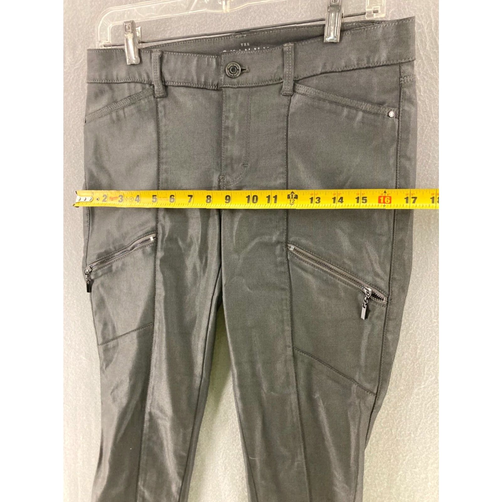 White House Black Market White House Black Market Womens Pants The Skinny Coated Modal Blend 6 XL Size 28" / US 6 / IT 42 - 3 Thumbnail