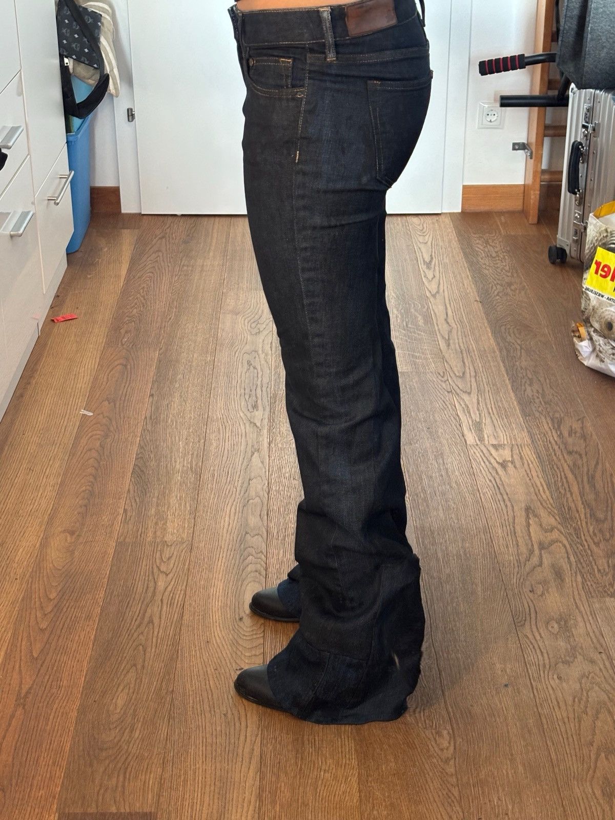 Other Custommade woman flared pants jeans Size 26" / US 2 / IT 38 - 2 Thumbnail