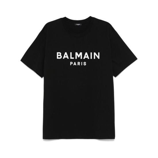 Balmain BALMAIN Men T-Shirts EH1EG010 BB73 EAB BLACK Size US M / EU 48-50 / 2 - 1 Thumbnail
