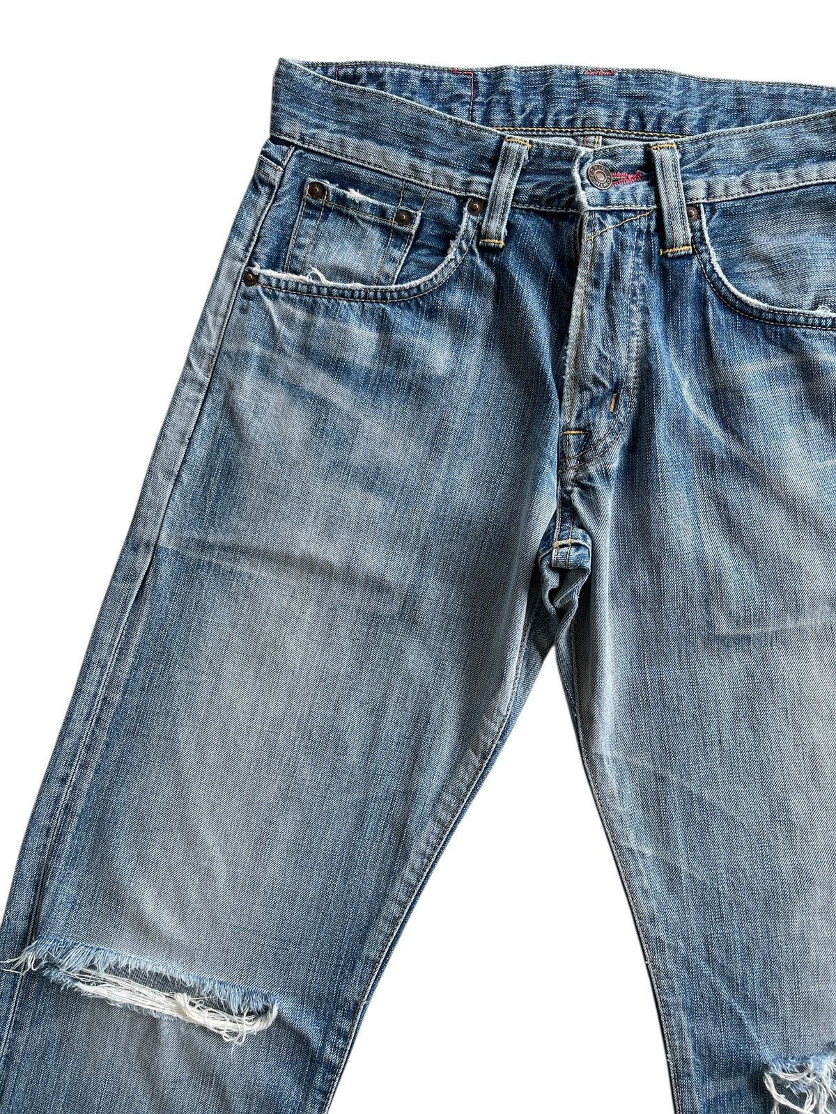 Japanese Brand Vintage Edwin 504 Distressed Denim Streetwear Size US 30 / EU 46 - 5 Thumbnail