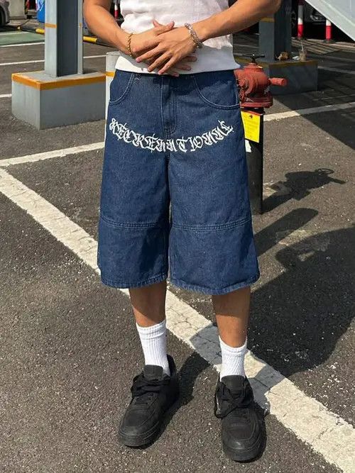 Japanese Brand × Vintage VINTAGE RETRO shorts jorts DRIP rap Y2K Size US 30 / EU 46 - 4 Thumbnail