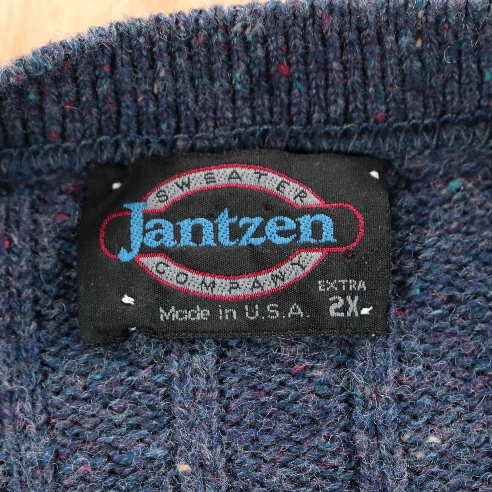 Jantzen VINTAGE Jantzen Sweater Vest 2XL blue wool blend Mens Size US XXL / EU 58 / 5 - 4 Thumbnail