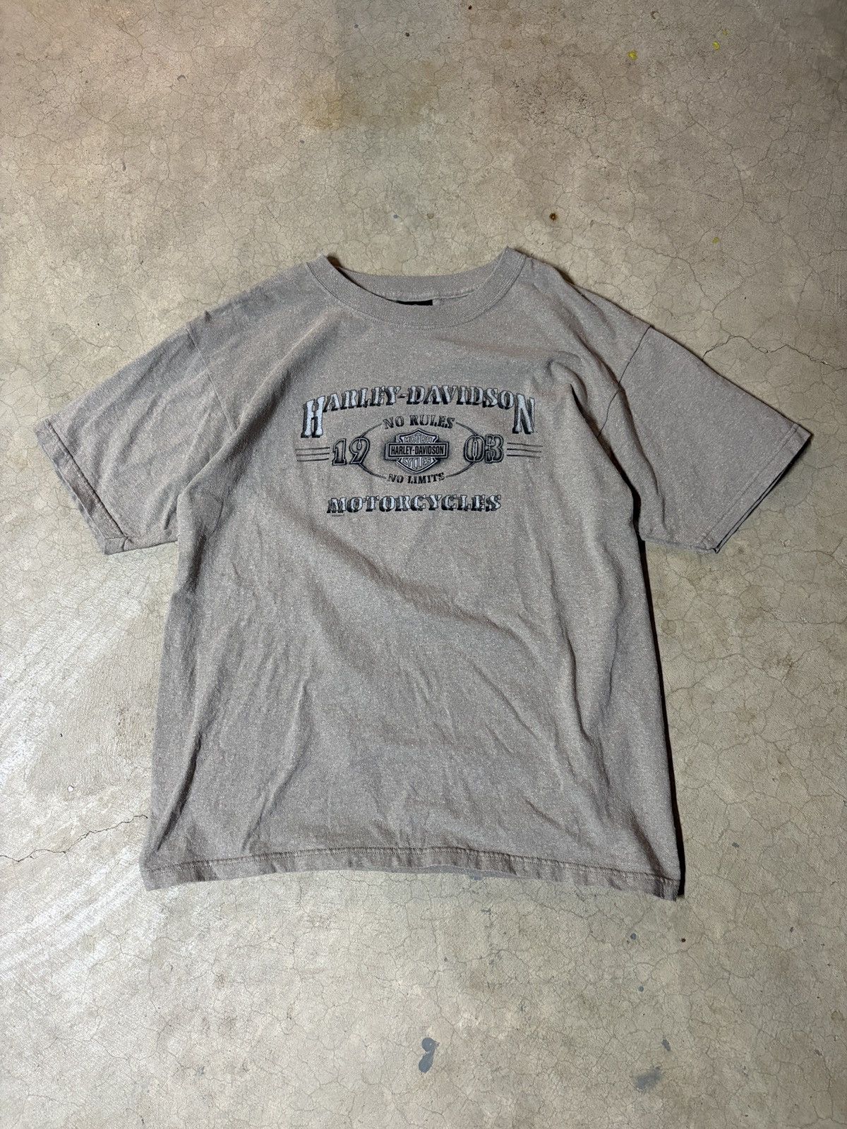 Harley Davidson Vintage 00’s Harley Davidson Made In USA Tee T-shirt Gray Size US L / EU 52-54 / 3 - 1 Thumbnail