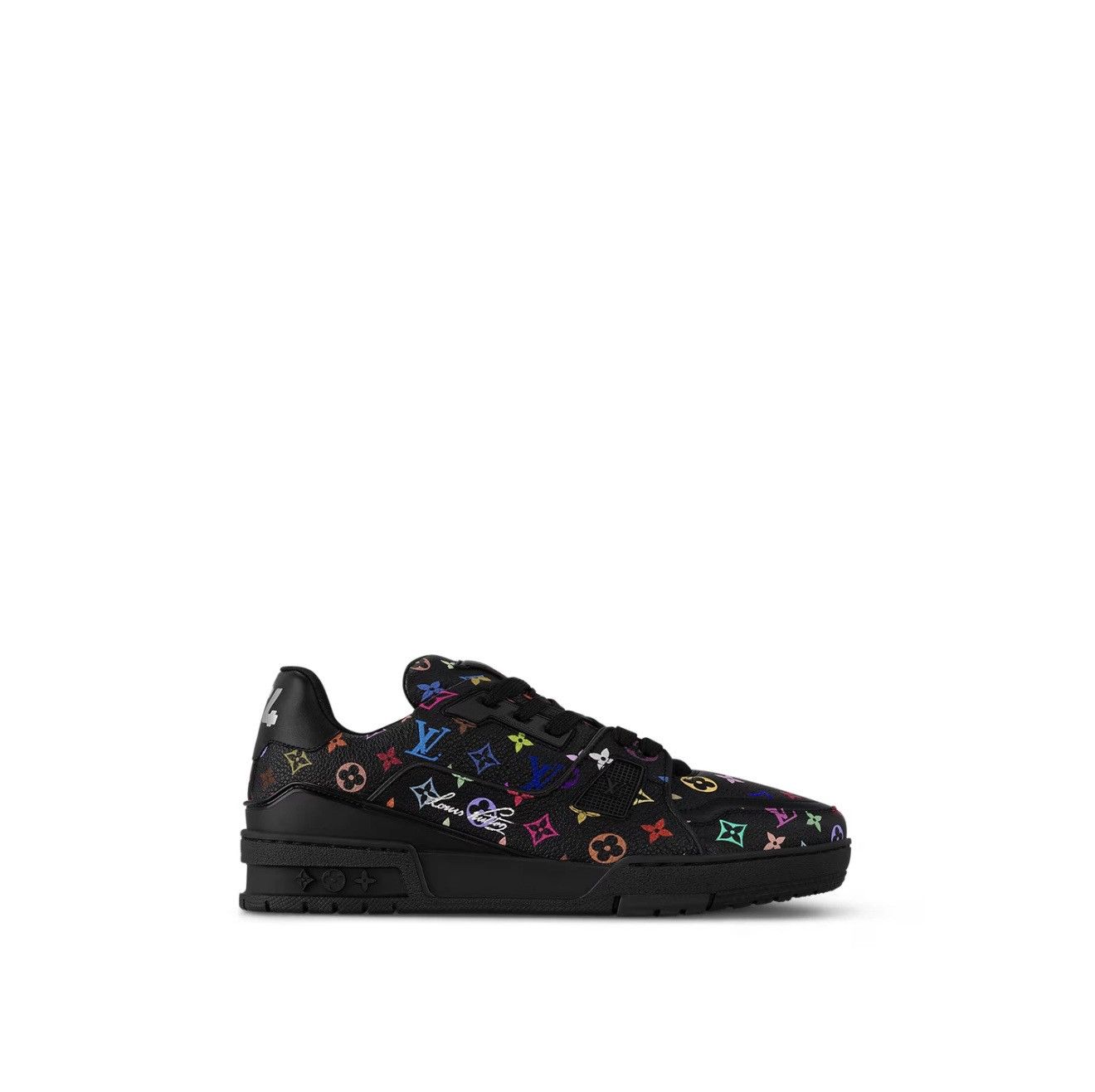Louis Vuitton × Takashi Murakami Louis Vuitton LV x Murakami Black Multicolore Trainer Size US 11 / EU 44 - 6 Thumbnail