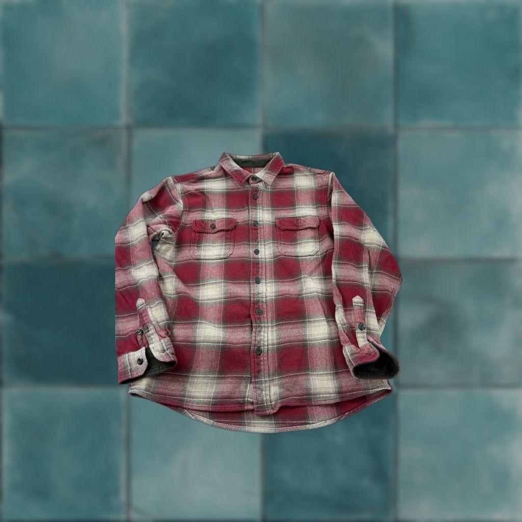Orvis VINTAGE Orvis Flannel Shirt Mens Large Red Plaid Outdoor Collection Cotton Button Front Size US L / EU 52-54 / 3 - 1 Thumbnail