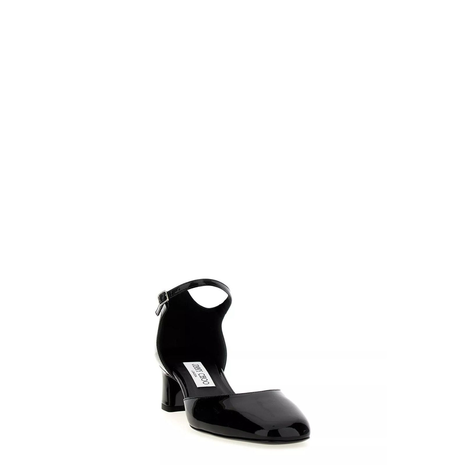 Jimmy Choo JIMMY CHOO Pixie Black Leather 45mm Heeled Slingback Pumps N Size US 8 / IT 38 - 2 Thumbnail